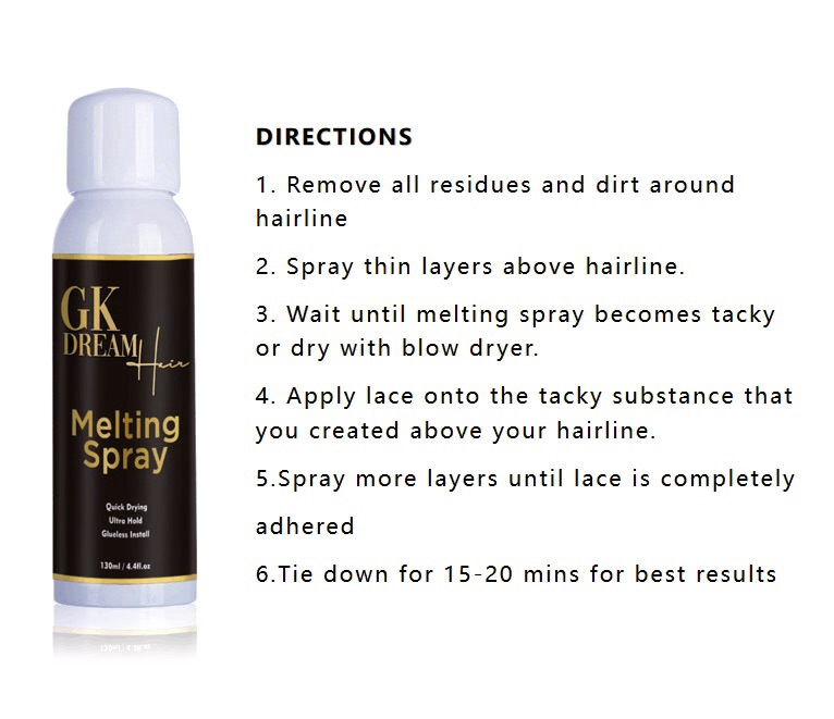 GK GLUELESS MELTING SPRAY 130ml - Image 2